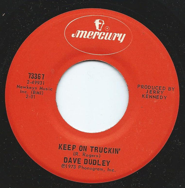 Dave Dudley : Keep On Truckin'  (7", Single, San)