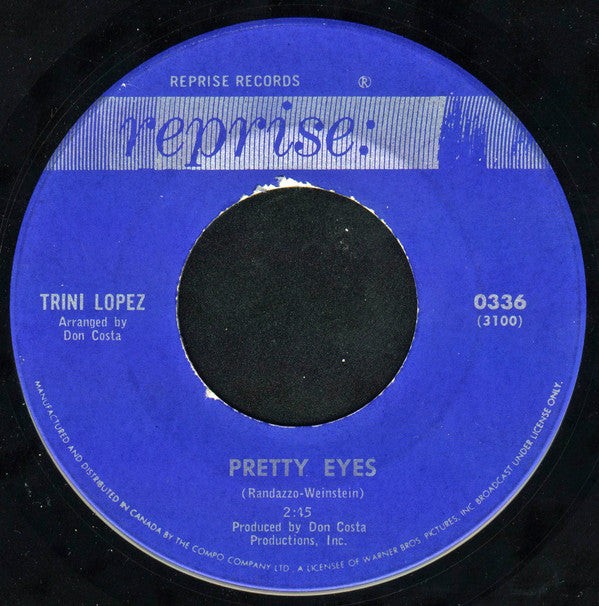 Trini Lopez : Lemon Tree (7", Single)