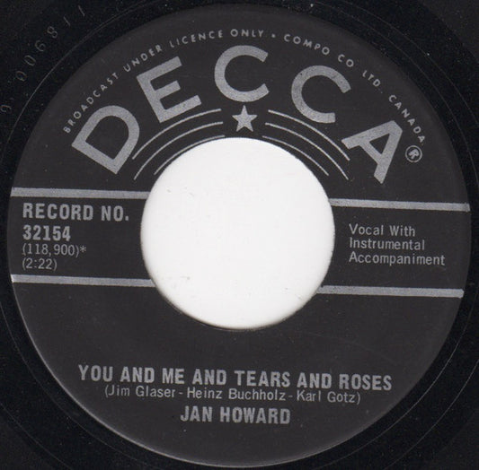 Jan Howard : Roll Over And Play Dead (7")