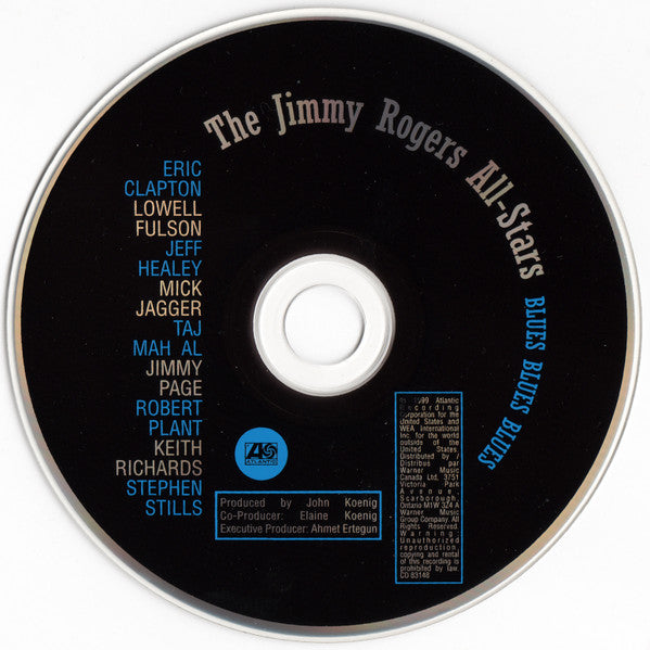 The Jimmy Rogers All-Stars : Blues Blues Blues (CD, Album)