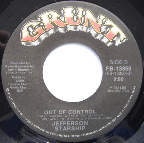 Jefferson Starship : Be My Lady (7", Single)