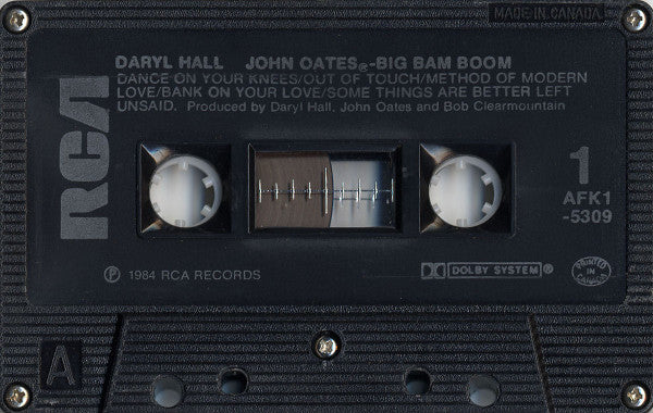 Daryl Hall & John Oates : Big Bam Boom (Cass, Album, Dol)