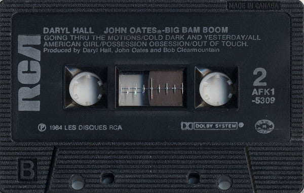 Daryl Hall & John Oates : Big Bam Boom (Cass, Album, Dol)