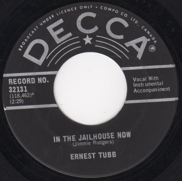 Ernest Tubb : In The Jailhouse Now (7")