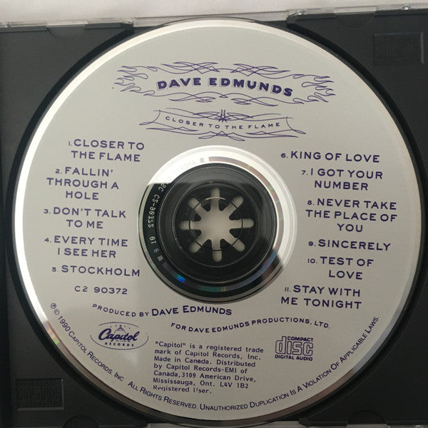 Dave Edmunds : Closer To The Flame (CD, Album)