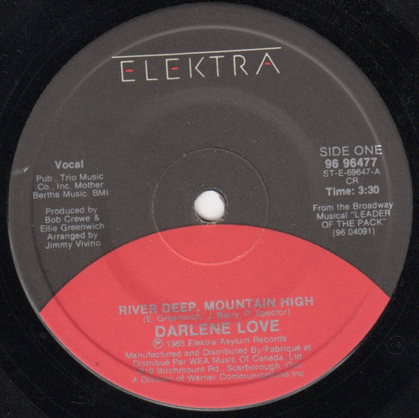 Darlene Love : River Deep, Mountain High (7")