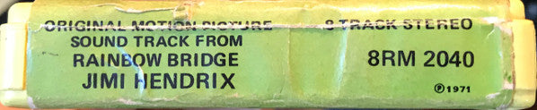 Jimi Hendrix : Rainbow Bridge (Original Motion Picture Sound Track) (8-Trk, Album)