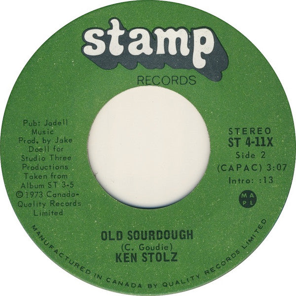 Ken Stolz : You Were My Home (7", Single)