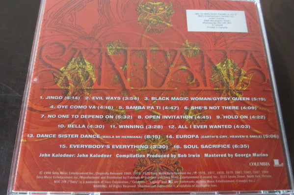 Santana : The Best Of Santana (CD, Comp, Club, RM)