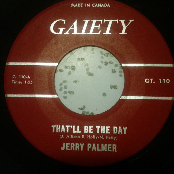 Jerry Palmer : That'll Be The Day / Together With Love (7", Single)