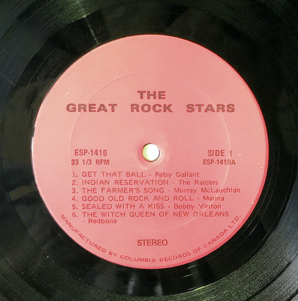 Various : The Great Rock Stars (LP, Comp)