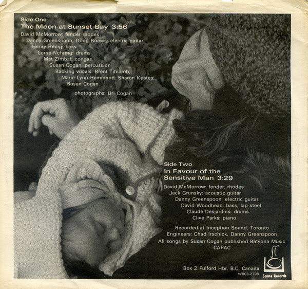 Susan Cogan : The Moon At Sunset Bay (7")