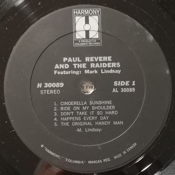 Paul Revere & The Raiders Featuring Mark Lindsay : Paul Revere And The Raiders Featuring Mark Lindsay (LP, Comp)