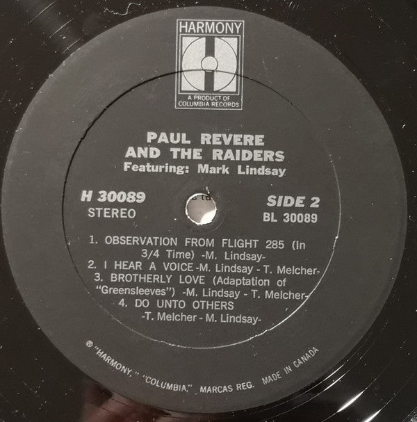 Paul Revere & The Raiders Featuring Mark Lindsay : Paul Revere And The Raiders Featuring Mark Lindsay (LP, Comp)