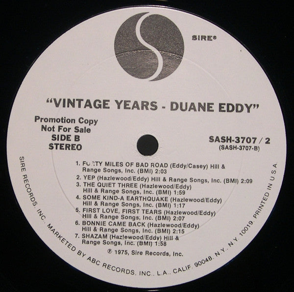 Duane Eddy : The Vintage Years (2xLP, Comp, Promo, Gat)