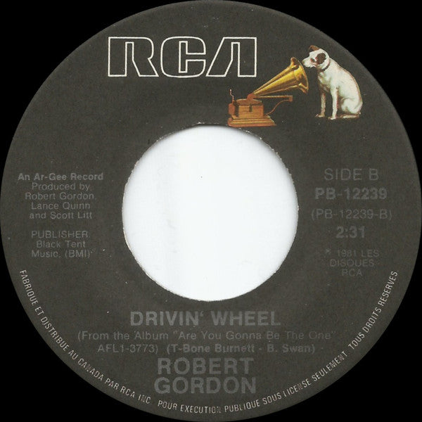 Robert Gordon (2) : Someday, Someway / Drivin' Wheel (7", Single)