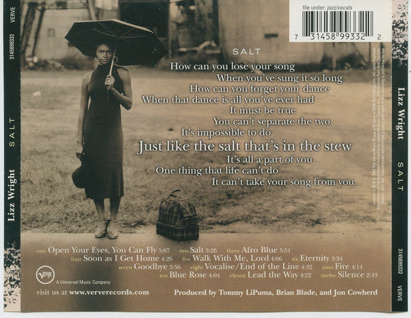 Lizz Wright : Salt (CD, Album)