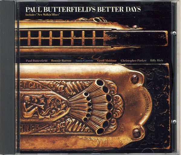 Paul Butterfield : Better Days (CD, Album, RE)