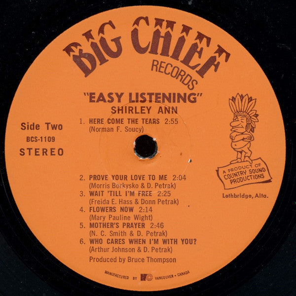 Shirley Ann : Easy Listening (LP, Album)