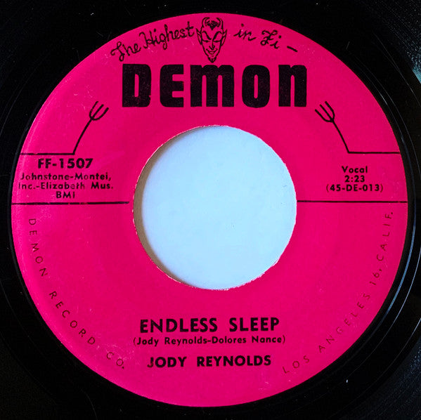 Jody Reynolds : Endless Sleep (7", Single)