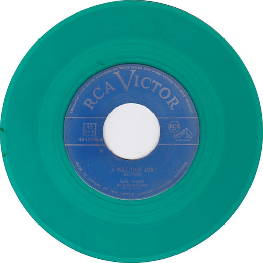 Eddy Arnold, The Tennessee Plowboy And His Guitar* : A Full Time Job (7", Single, Gre)