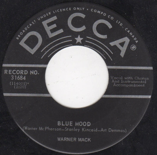 Warner Mack : Blue Mood (7", Single)