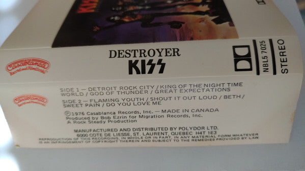 Kiss : Destroyer (Cass, Album, Dol)