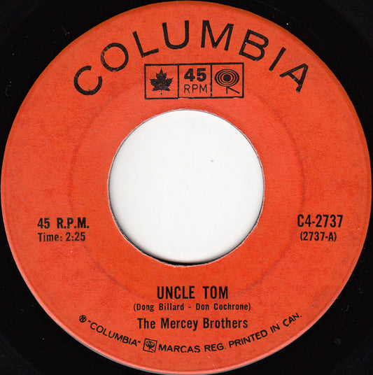 The Mercey Brothers : Uncle Tom / You're No Good (7", Single)