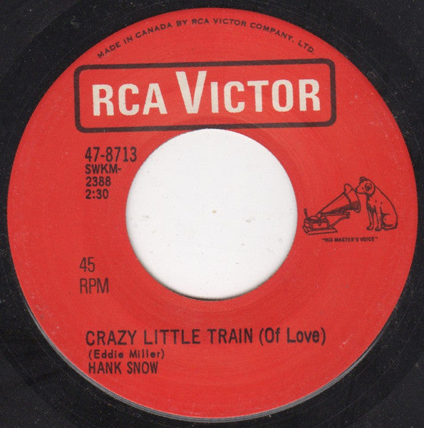 Hank Snow : I've Cried A Mile (7", Single)