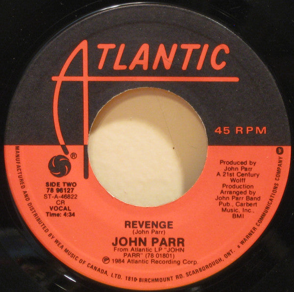 John Parr : Naughty Naughty (7", Single)