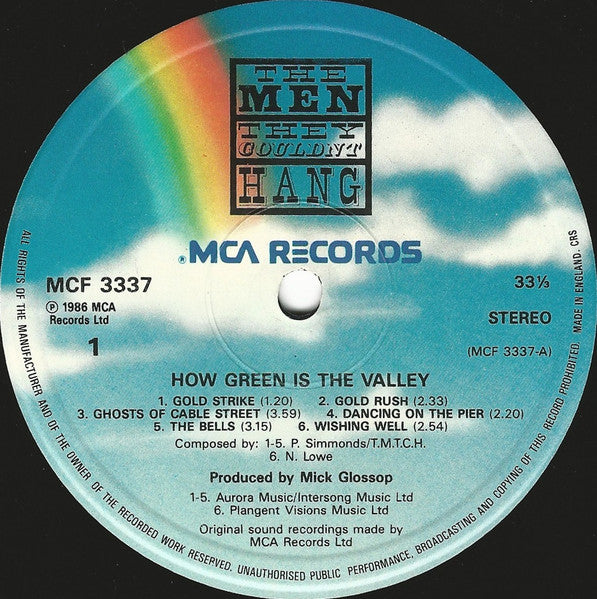 The Men They Couldn't Hang : How Green Is The Valley (LP, Album)