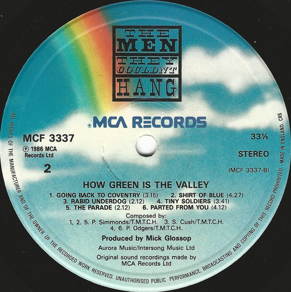 The Men They Couldn't Hang : How Green Is The Valley (LP, Album)