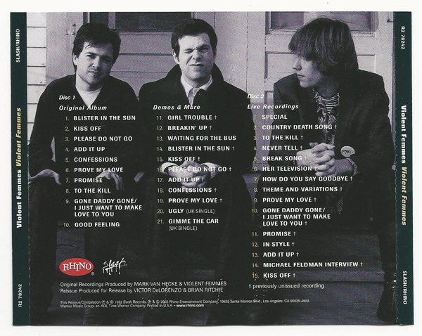 Violent Femmes : Violent Femmes (2xCD, Album, RE, RM)