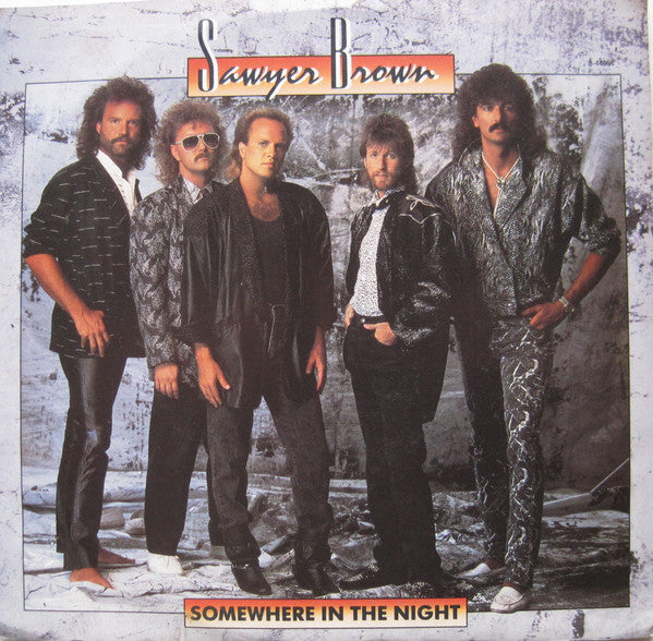 Sawyer Brown : Somewhere In The Night (7", Single, Promo)