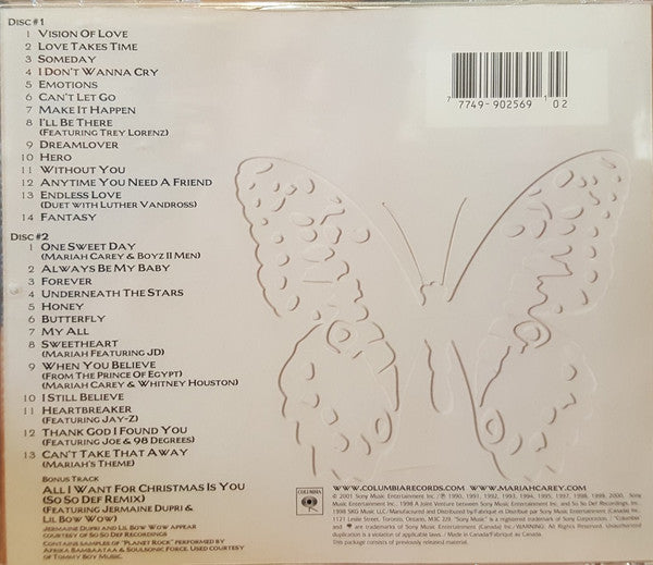 Mariah Carey : Greatest Hits (2xCD, Comp)