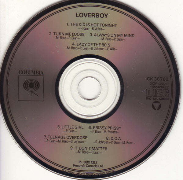 Loverboy : Loverboy (CD, Album, RE)