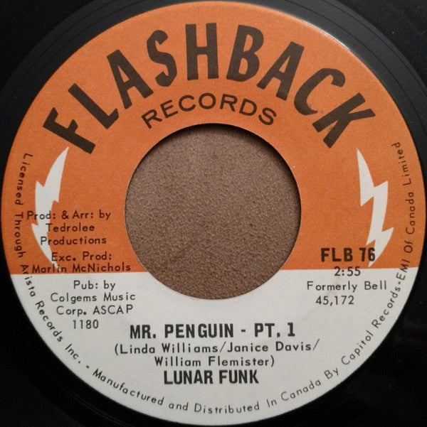 Lunar Funk (2) : Slip The Drummer One / Mr. Penguin (Pt. 1) (7", RE)
