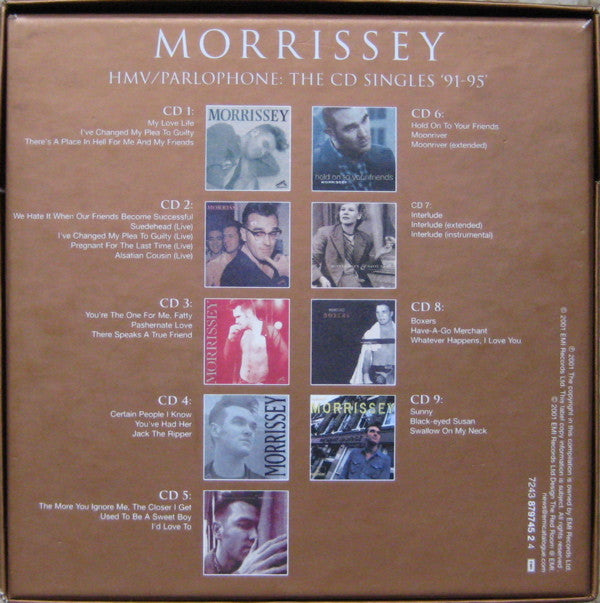 Morrissey : HMV/Parlophone: The CD Singles '91 - '95 (9xCD, Single + Box, Comp)