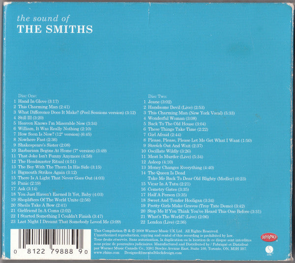 The Smiths : The Sound Of The Smiths (2xCD, Comp, RM, Dig)