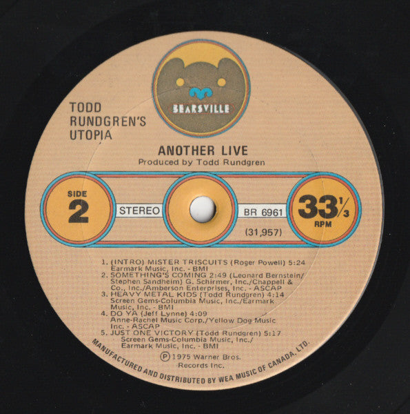 Utopia (5) : Another Live (LP, Album)