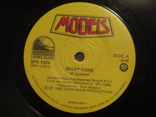 The Models (7) : Maryanne (7", Single)