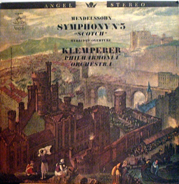 Mendelssohn*, Klemperer*, Philharmonia Orchestra : Symphony No. 3 "Scotch" / Hebrides Overture (LP)