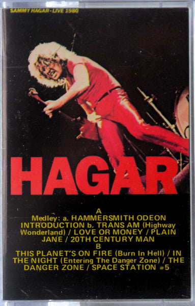 Sammy Hagar : Live 1980 (Cass, Album)