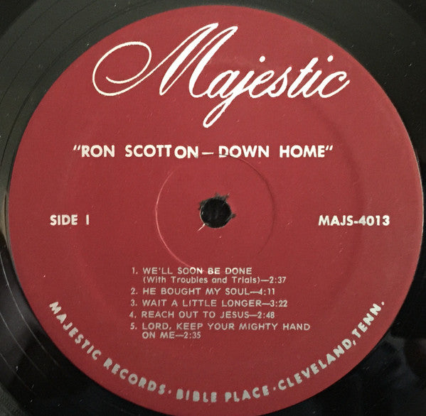Ron Scotton : Down Home (LP, Album)