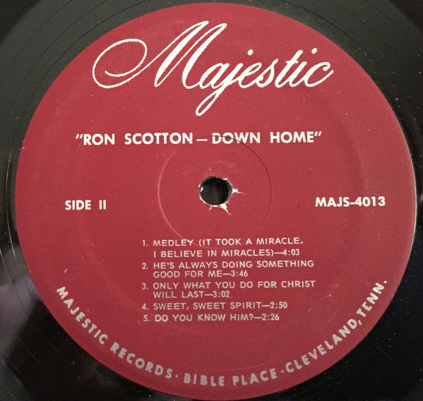 Ron Scotton : Down Home (LP, Album)