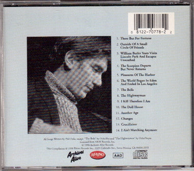Phil Ochs : There And Now: Live In Vancouver 1968 (CD, Album)