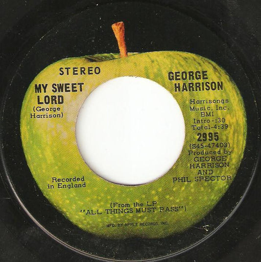George Harrison : My Sweet Lord / Isn't It A Pity (7", Single)