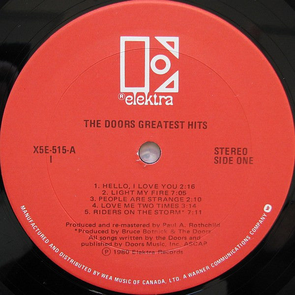 The Doors : Greatest Hits (LP, Comp)
