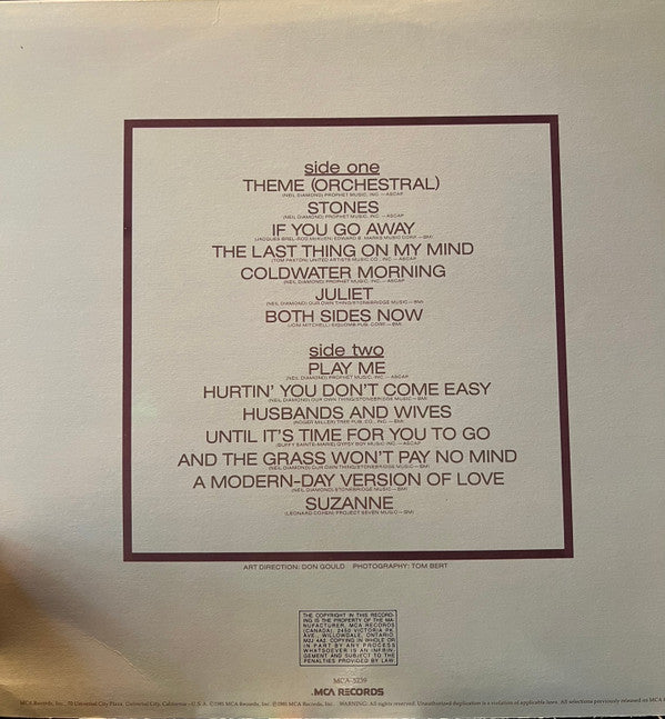 Neil Diamond : Love Songs (LP, Comp)