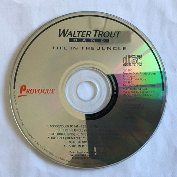 Walter Trout Band : Life In The Jungle (CD, Album)